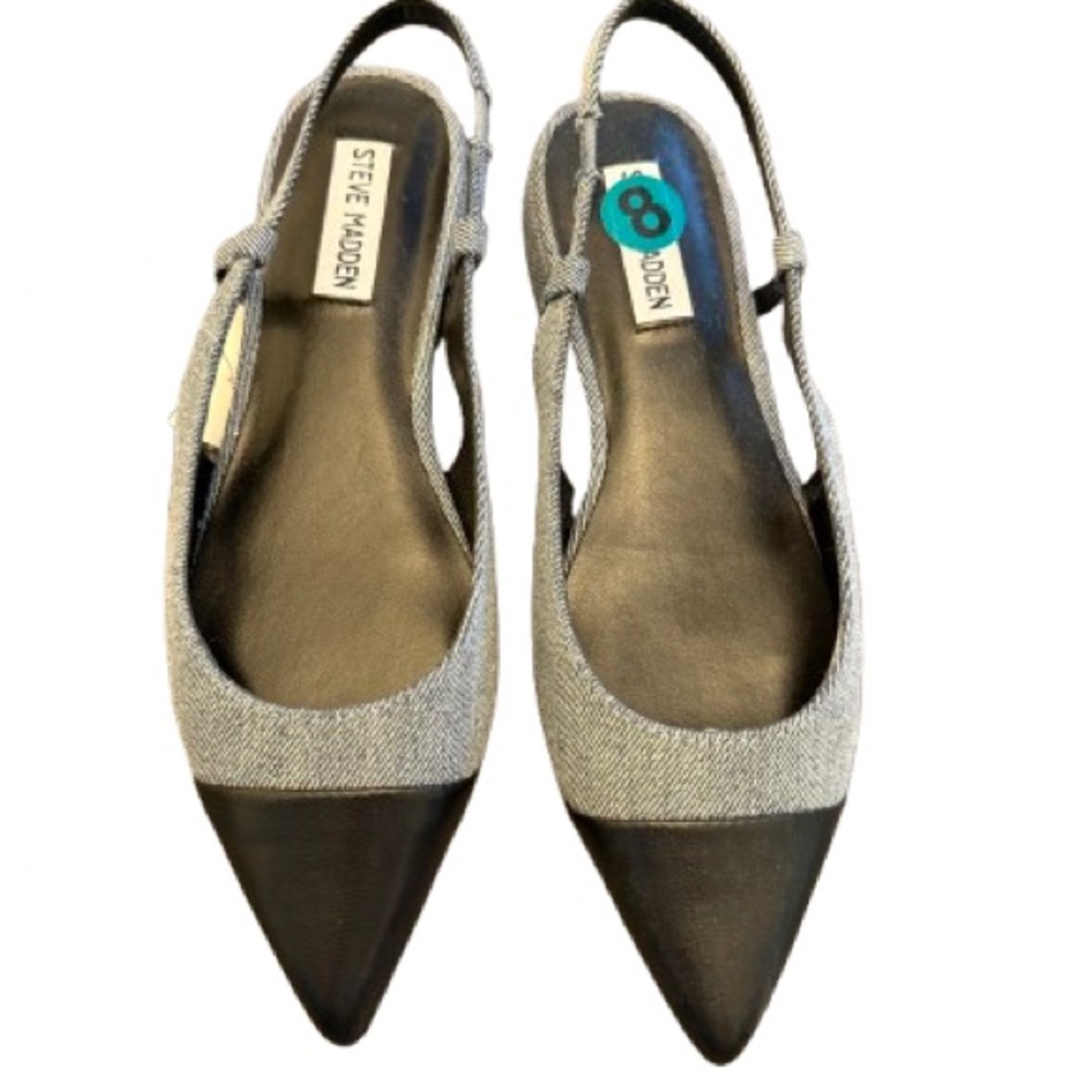 Steve Madden Sling Back Ballet Flats Size 8 NWT